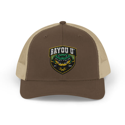 Copy of Bayou G Alligator Patch Snapback Trucker Cap