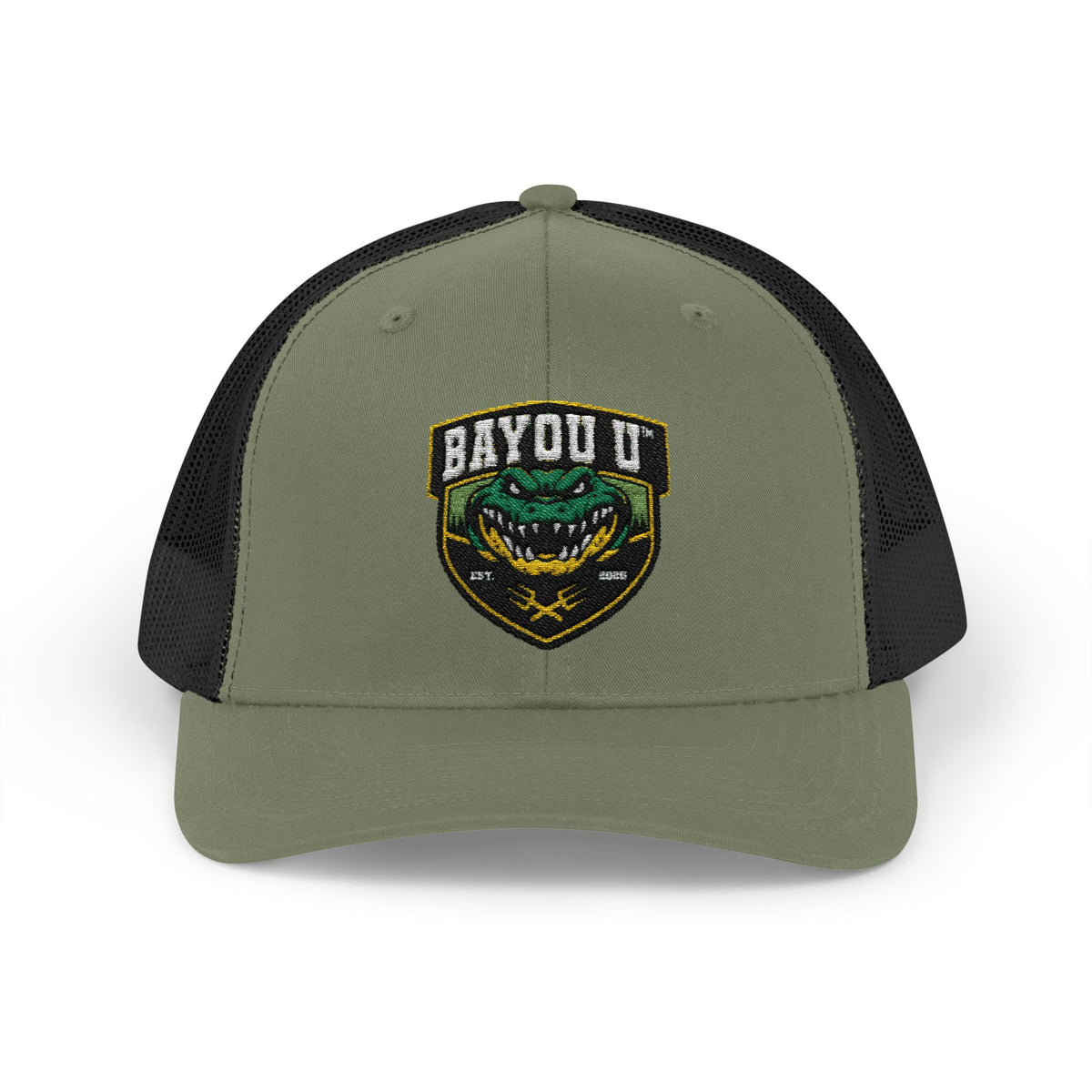 Copy of Bayou G Alligator Patch Snapback Trucker Cap