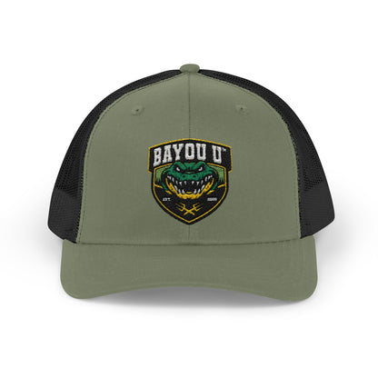 Copy of Bayou G Alligator Patch Snapback Trucker Cap