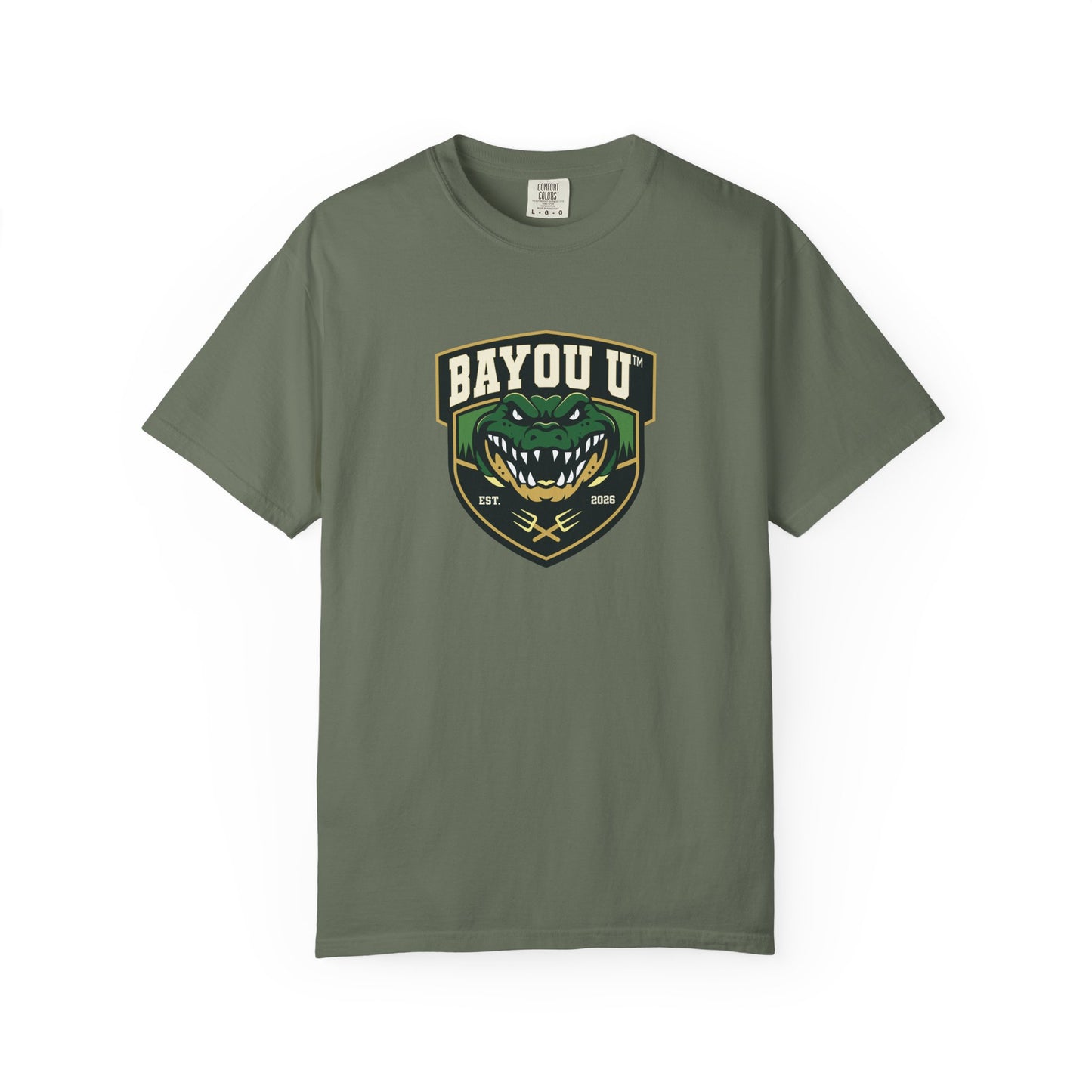 Bayou U Crest Tee (Full Front)
