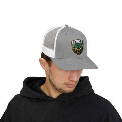 Copy of Bayou G Alligator Patch Snapback Trucker Cap