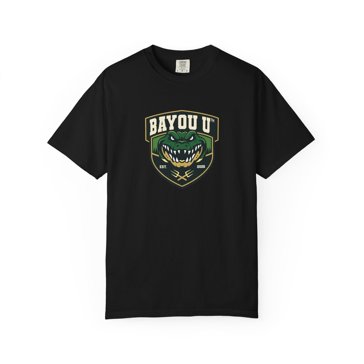 Bayou U Crest Tee (Full Front)